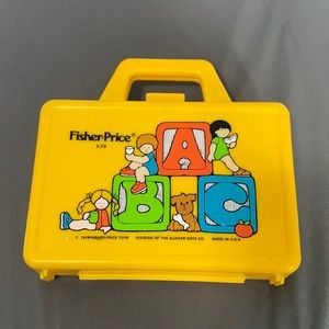Vintage 1979 Fisher Price Play Lunch Box/Pencil Box